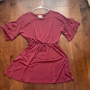 Pomegranate/rust colored dress